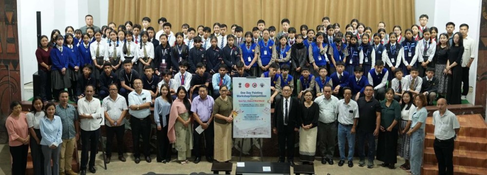 Painting workshop and competition was organised by the Department of Art & Culture, Nagaland at the State Academy of Music & Dance Kohima on September 30.